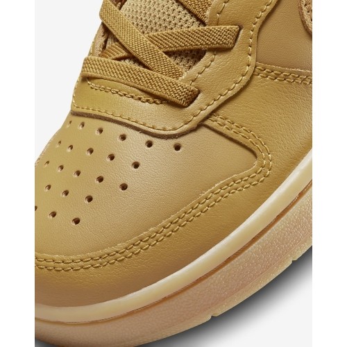 Buty dziecięce Nike Court Borough Mid 2, brązowe CD7783 701