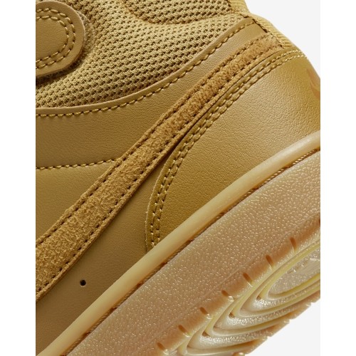 Buty dziecięce Nike Court Borough Mid 2, brązowe CD7783 701