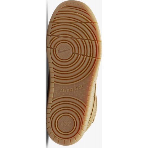 Buty dziecięce Nike Court Borough Mid 2, brązowe CD7783 701