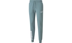 Spodnie męskie Puma Power Colorblock turkusowe 847392 50