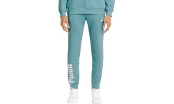Spodnie męskie Puma Power Colorblock turkusowe 847392 50