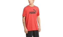 Puma Marškinėliai Vyrams Ess Heather Tee Coral