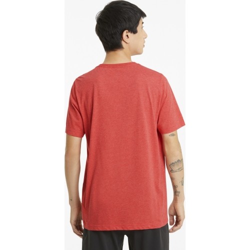 Puma Marškinėliai Vyrams Ess Heather Tee Coral