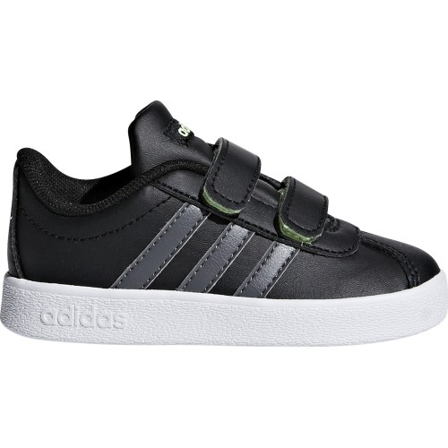 Buty chłopięce Adidas VL Court 2.0 CMF I czarne F36402