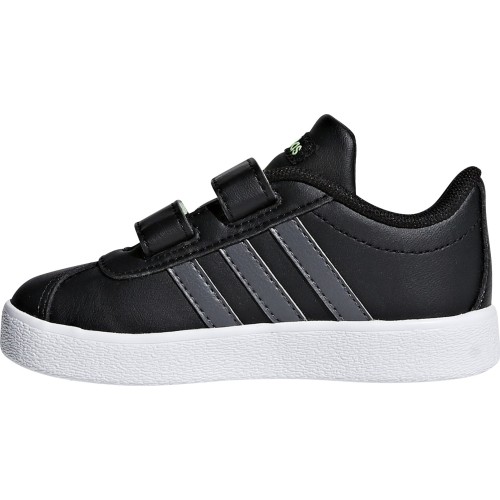 Buty chłopięce Adidas VL Court 2.0 CMF I czarne F36402