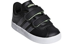 Buty chłopięce Adidas VL Court 2.0 CMF I czarne F36402