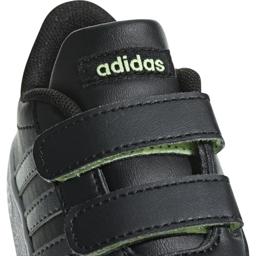 Buty chłopięce Adidas VL Court 2.0 CMF I czarne F36402