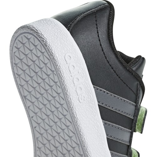 Buty chłopięce Adidas VL Court 2.0 CMF I czarne F36402