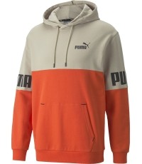 Bluza męska Puma Power Colorb pomarańczowo-szara 848009 64
