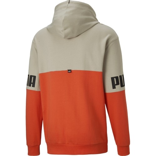 Bluza męska Puma Power Colorb pomarańczowo-szara 848009 64