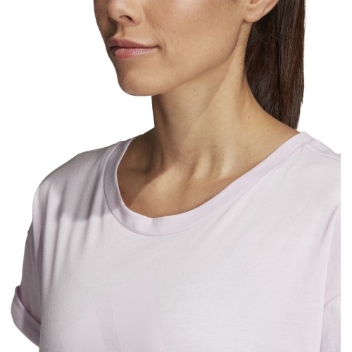 Adidas Palaidinė Ess Lin Lo Tee Pink