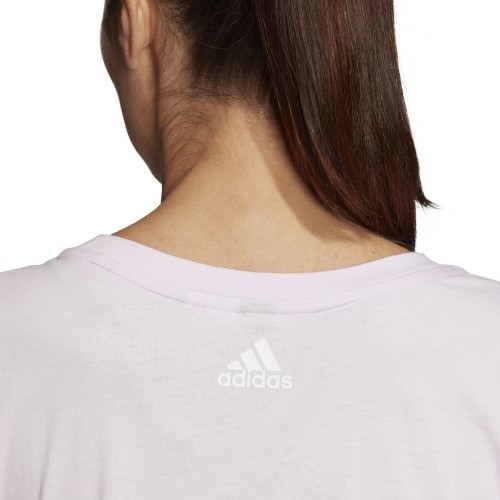 Bluzka damska Adidas Ess Lin Lo Tee różowa CF8830