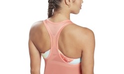 Bluzka damska Reebok US Perform Mesh Tan Coral GI6554