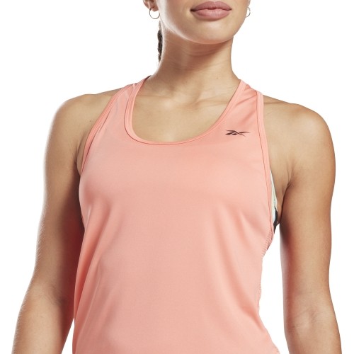 Bluzka damska Reebok US Perform Mesh Tan Coral GI6554