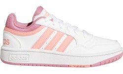 Adidas Hoops 3.0 K buty młodzieżowe White Pink GW0418