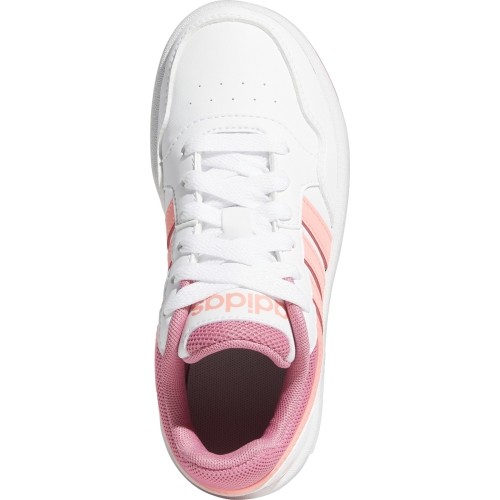Adidas Avalynė Paaugliams Hoops 3.0 K White Pink GW0418