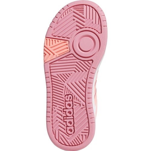 Adidas Avalynė Paaugliams Hoops 3.0 K White Pink GW0418