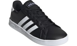 Buty młodzieżowe Adidas Grand Court K Black EF0102