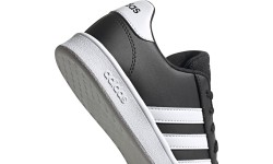 Buty młodzieżowe Adidas Grand Court K Black EF0102