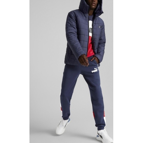 Puma kurtka męska Ess Hooded Padded Jacket Blue 848938 06