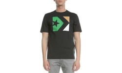 Converse Marškinėliai Star Chevron Tri Color Tee Black