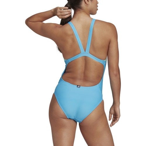 Damski strój kąpielowy Adidas 3 Bars Suit Blue HD0402