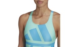 Damski strój kąpielowy Adidas 3 Bars Suit Blue HD0402