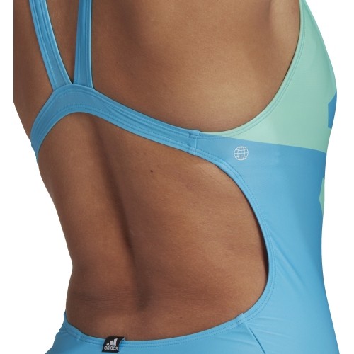 Damski strój kąpielowy Adidas 3 Bars Suit Blue HD0402