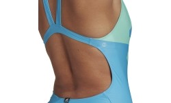 Damski strój kąpielowy Adidas 3 Bars Suit Blue HD0402