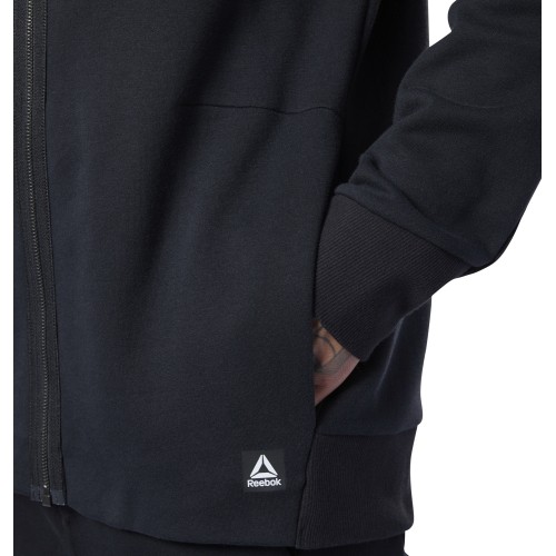 Reebok Džemperis TS FZ Hood Black