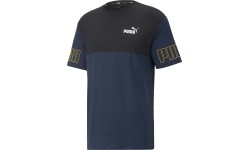 Puma Marškinėliai Vyrams Power Colorb Blue Black 671567 73