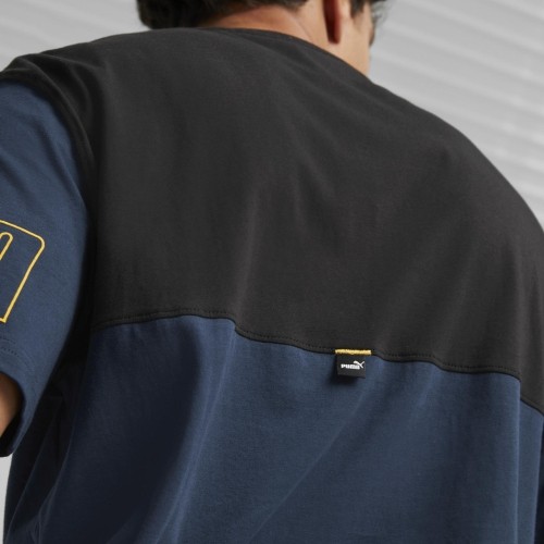 Puma Marškinėliai Vyrams Power Colorb Blue Black 671567 73