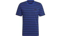 Adidas Stripy SJ Tee męski T-shirt, niebiesko-czarny HE1854
