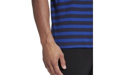 Adidas Stripy SJ Tee męski T-shirt, niebiesko-czarny HE1854