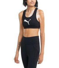 Biustonosz sportowy damski Puma Mid Impact 4Keeps czarny 520304 51