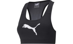 Biustonosz sportowy damski Puma Mid Impact 4Keeps czarny 520304 51