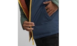 Kurtka męska Puma Colourblock z kapturem niebiesko-pomarańczowo-zielona 849346 64