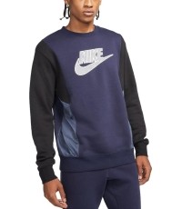 Bluza męska Nike NSW Hybrid Flc Crew, niebieska DJ5075 451