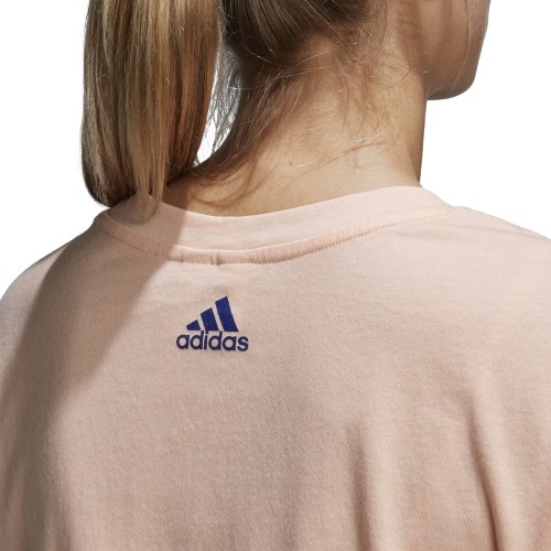 Bluzka Adidas Emblem Tee Haze Coral DJ1604