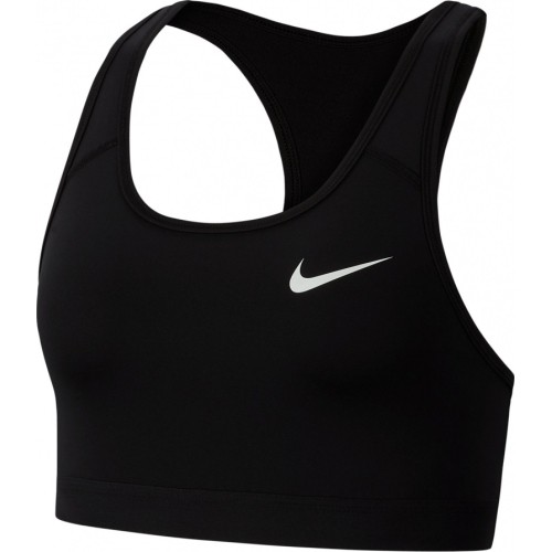 Damski stanik sportowy Nike Swoosh Band Nonpadded, czarny BV3900 010