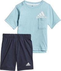 Dres dziecięcy Adidas I Bos Sum Set Blue GM8943