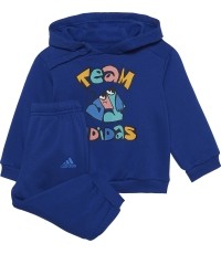 Adidas I Over Jog FL dres dziecięcy Blue HF1973