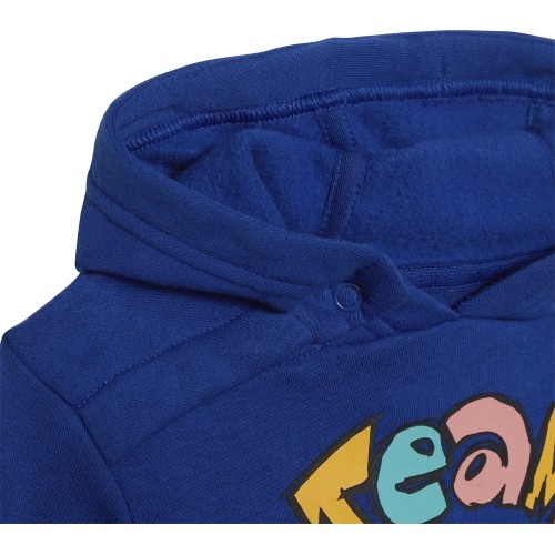 Adidas I Over Jog FL dres dziecięcy Blue HF1973