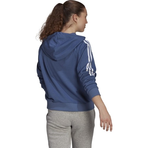 Adidas W 3S damska bluza z kapturem niebieska GL1461