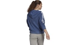 Adidas W 3S damska bluza z kapturem niebieska GL1461