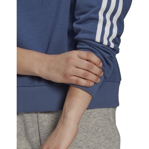 Adidas W 3S damska bluza z kapturem niebieska GL1461