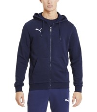 Puma bluza męska teamGOAL 23 Casuals Hooded Blue 656708 06