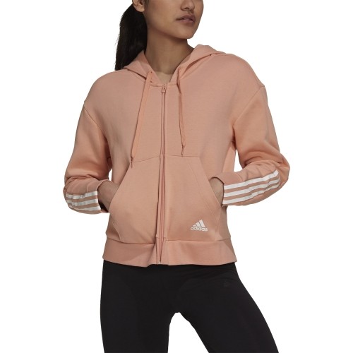 Bluza damska Adidas W Dk Fz Hoodie Peach H07804