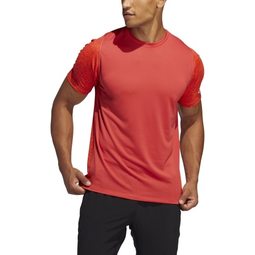 Koszulka Adidas Fl Geo Tee, czerwona FJ6178