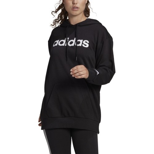 Bluza damska Adidas W Lin Ov Hoodie Black GL0765